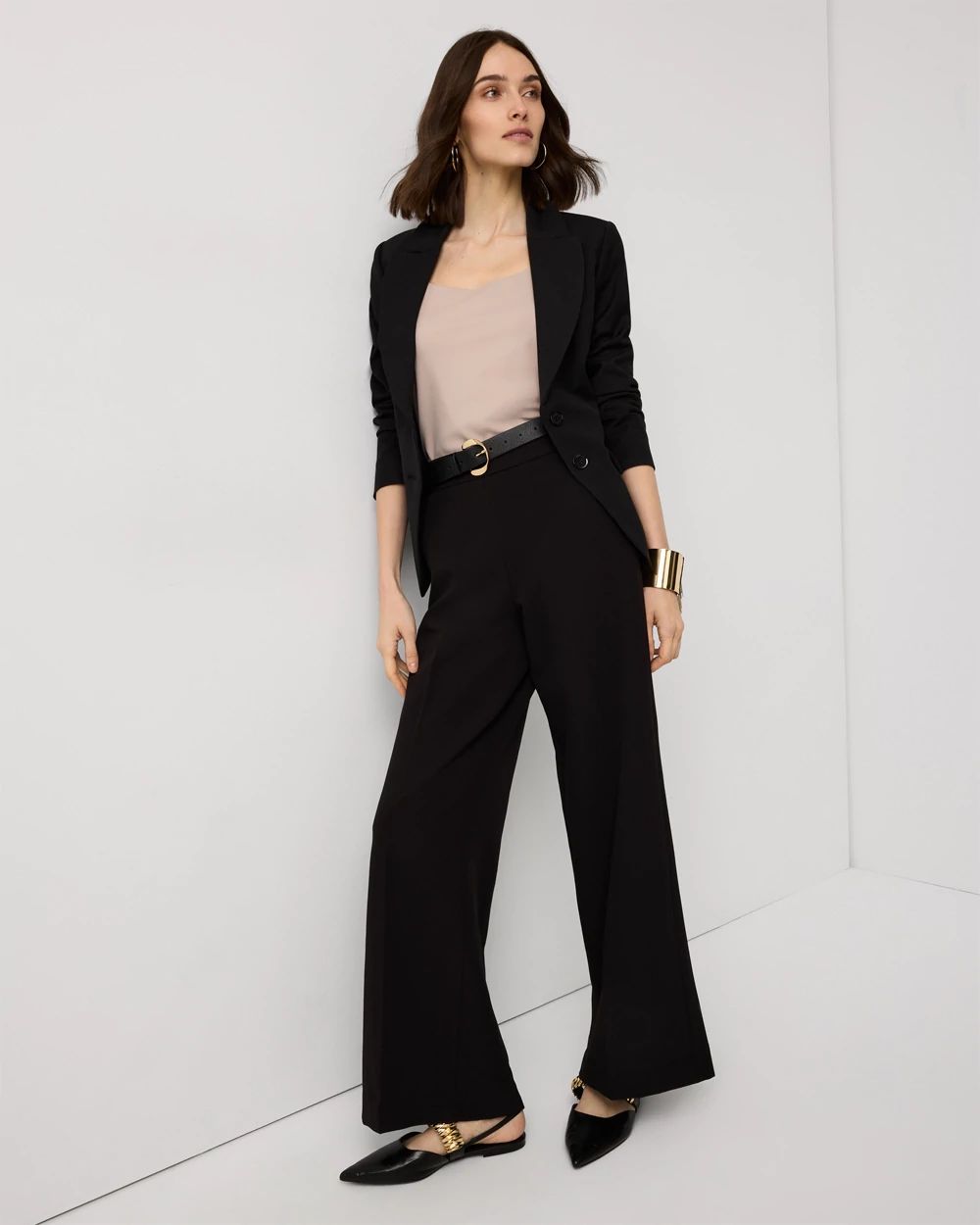 WHBM FORME™ All Ways Stretch Square Neck Top click to view larger image.