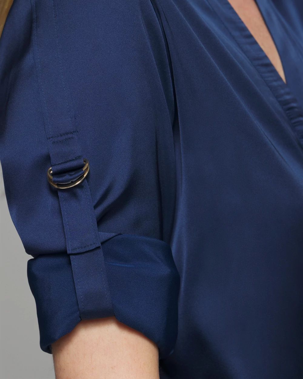 Outlet WHBM Long Sleeve Utility Shirt