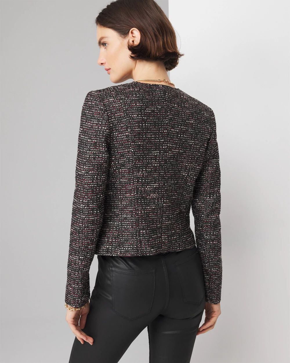 Glam Tweed Stylist Jacket click to view larger image.