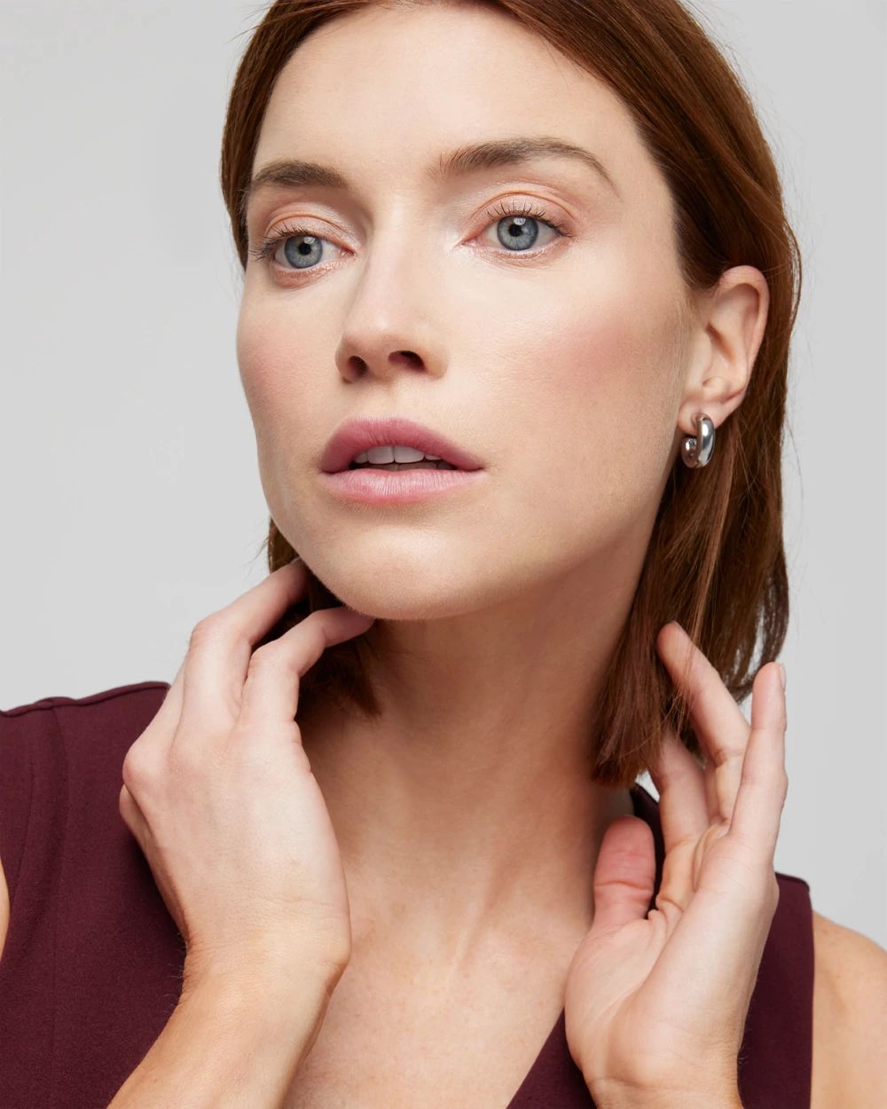 Silver Small Hoop Earrings