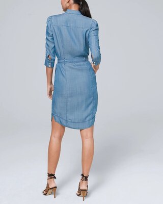 Silky-Soft Denim Shirtdress