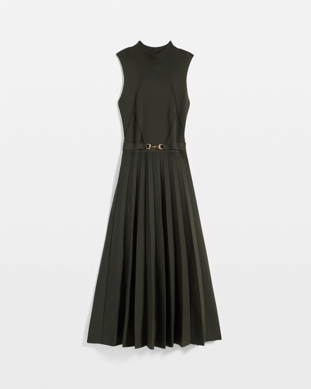 Sleeveless Sweater Midi Dress click to view larger image.