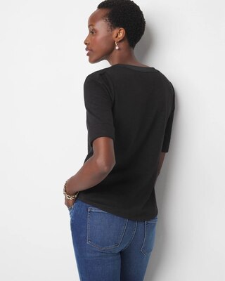 Pleated Sleeve Tee click to view larger image.