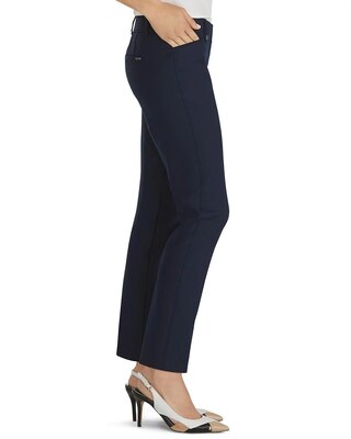 Curvy Perfect Form Navy Ankle Pants