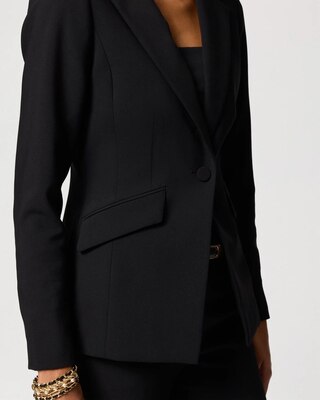 WHBM® Luxe Stretch One-Button Blazer click to view larger image.