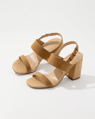 Raffia Heeled Sandal click to view larger image.