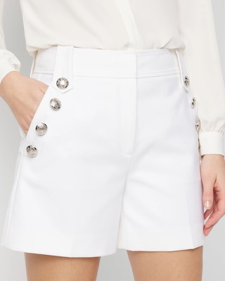 Curvy Mariner Button Shorts click to view larger image.