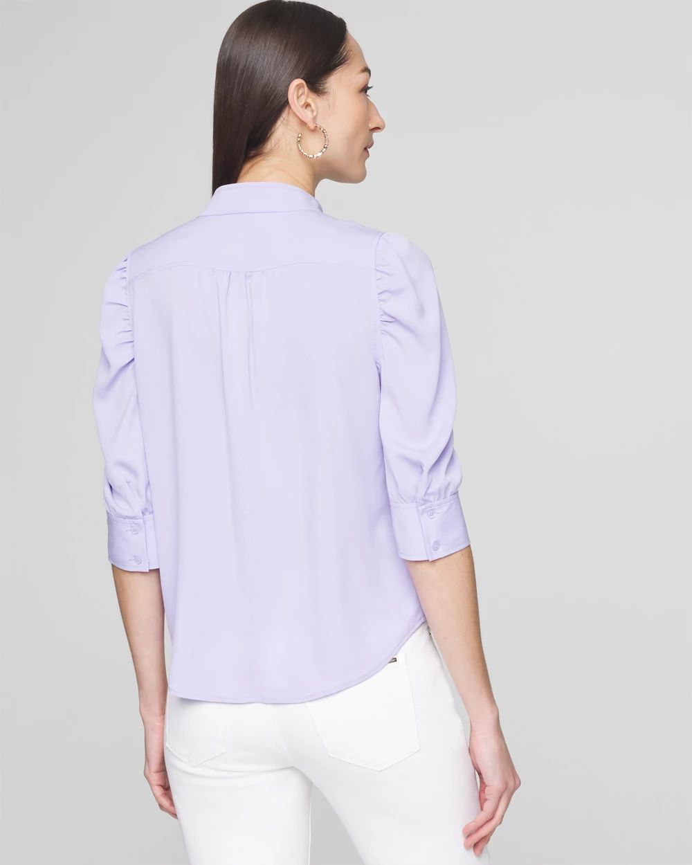 Ruched Sleeve Shirt