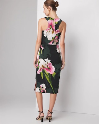 Sleeveless Matte Jersey Midi Dress click to view larger image.