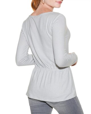 Outlet WHBM Cozy Tie-Front Knit Top