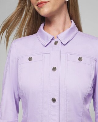 Outlet WHBM Sateen Shacket