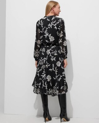 Outlet WHBM V-Neck High-Low Dress