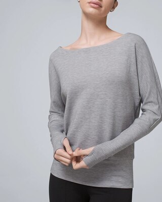 WHBM WKND Banded Pullover