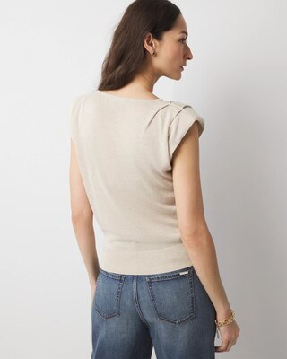 Shimmer Sweater Tank Top click to view larger image.