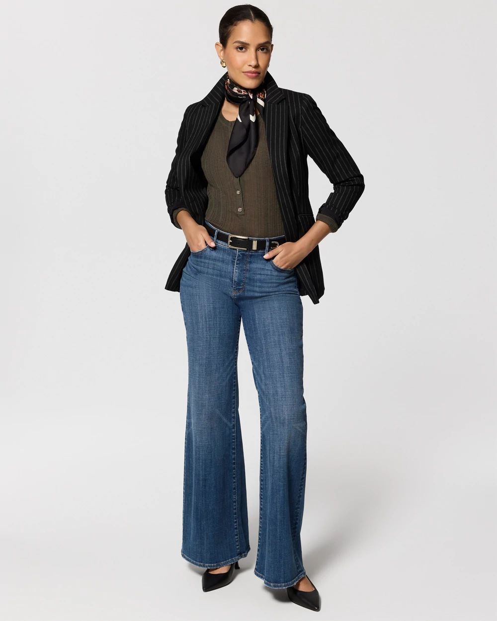 Ribbed Henley Sweater click to view larger image.