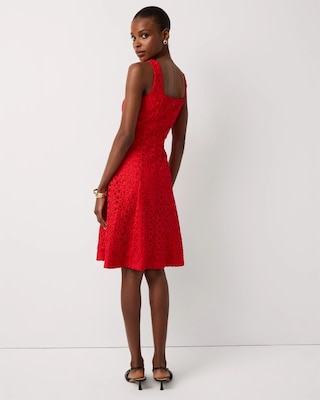 Sleeveless Lace Dress click to view larger image.