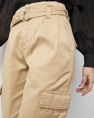 Petite Extra High-Rise Pret Cargo Tapered Ankle Pant click to view larger image.