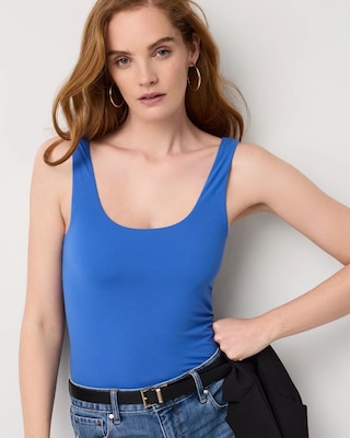 WHBM FORME™ All Ways Stretch Dual Neck Tank