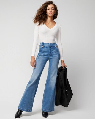 Long Sleeve Cashmere Blend V-Neck Top