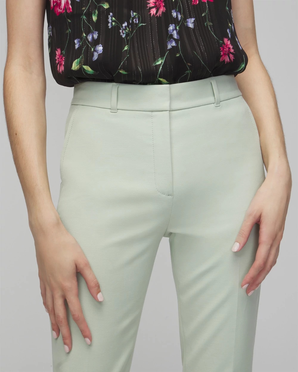 WHBM® Elle Slim Ankle Lightweight Comfort Stretch Pant