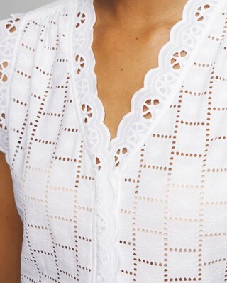 Outlet WHBM Eyelet Shell