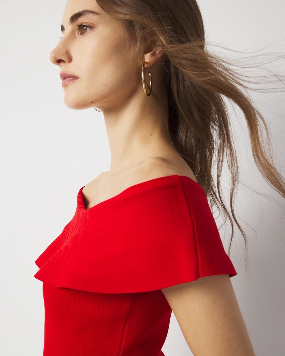 Petite WHBM FORME™ Sculpt Stretch Off-the-Shoulder Top