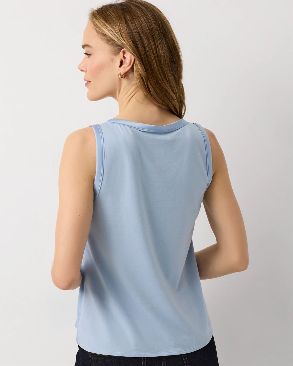 Satin Front Shell Tank click to view larger image.