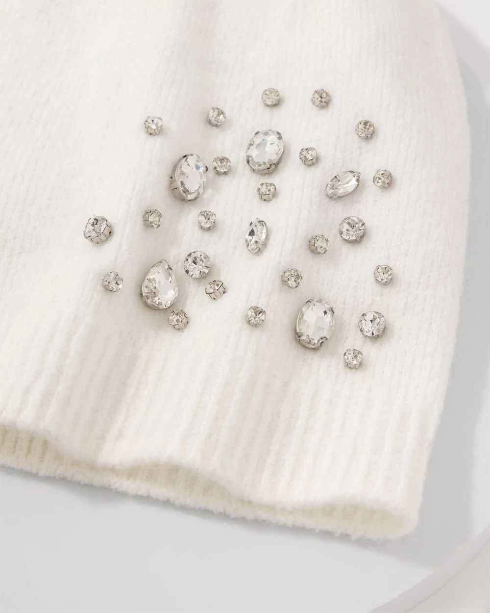 Rhinestone Beanie Hat