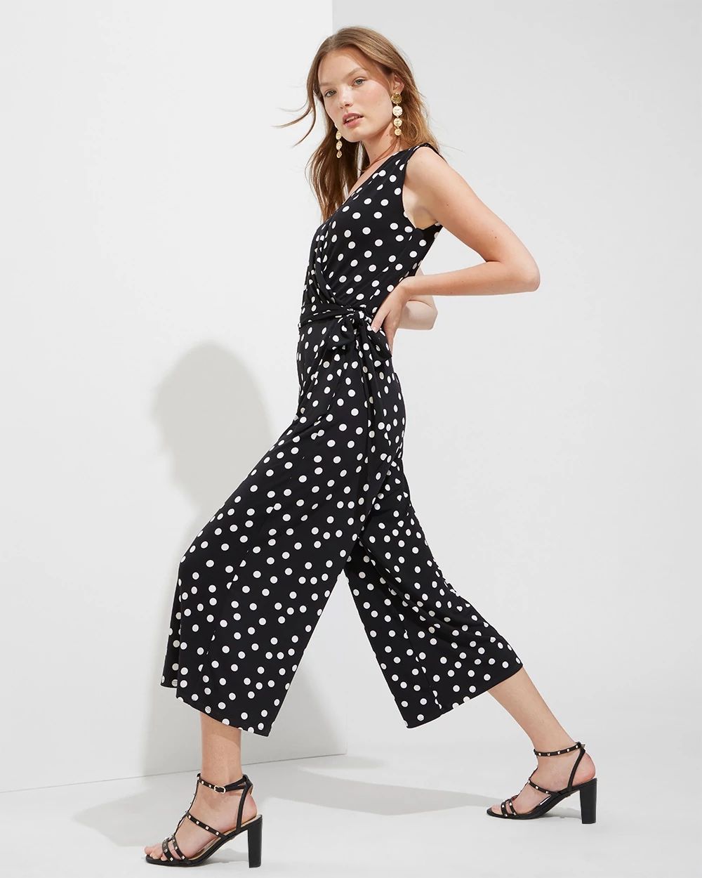 Outlet WHBM Surplice Crop Jumpsuit