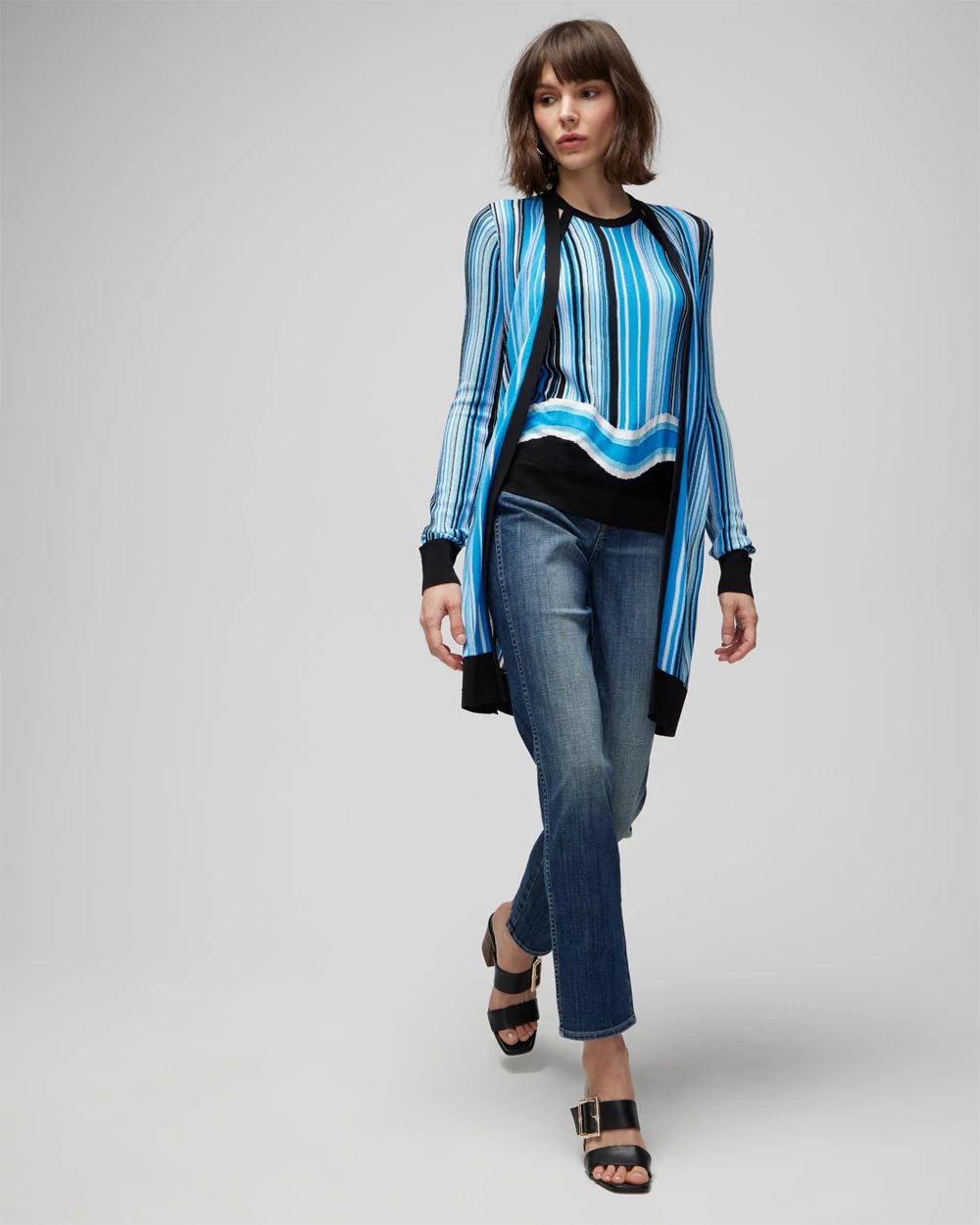 Belted Stripe Coverup