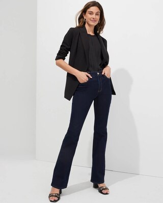 Outlet WHBM Pleated Split-Neck Shell