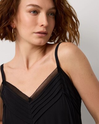 Pintuck Crepe Tank click to view larger image.