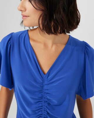 Outlet WHBM Ruched Tee