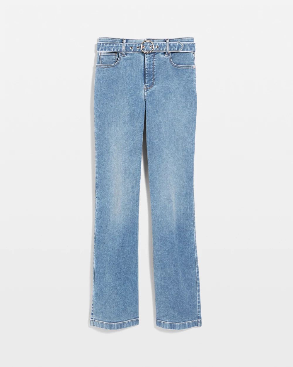 High-Rise Belted Trouser Ease Jean click to view larger image.