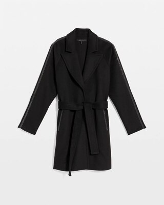 Embellished Wool-Blend Coat click to view larger image.