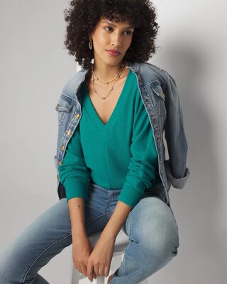 Cozy Knit Pullover click to view larger image.