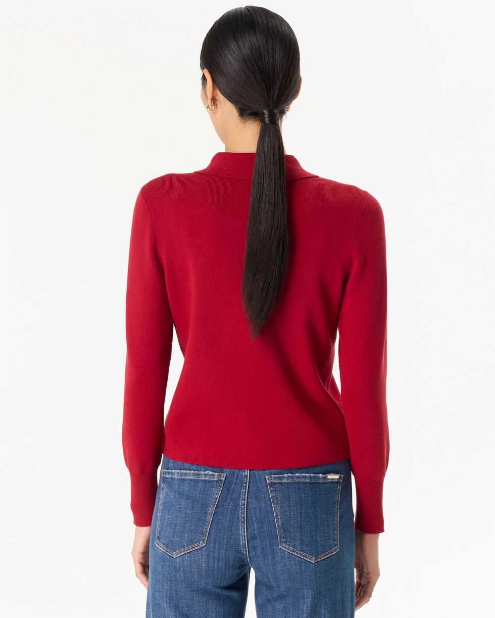 Collared Button Front Cardigan click to view larger image.