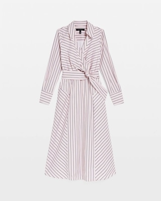 Poplin Midi Shirt Dress click to view larger image.