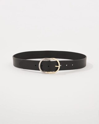 Mixed Metal Buckle Belt click to view larger image.