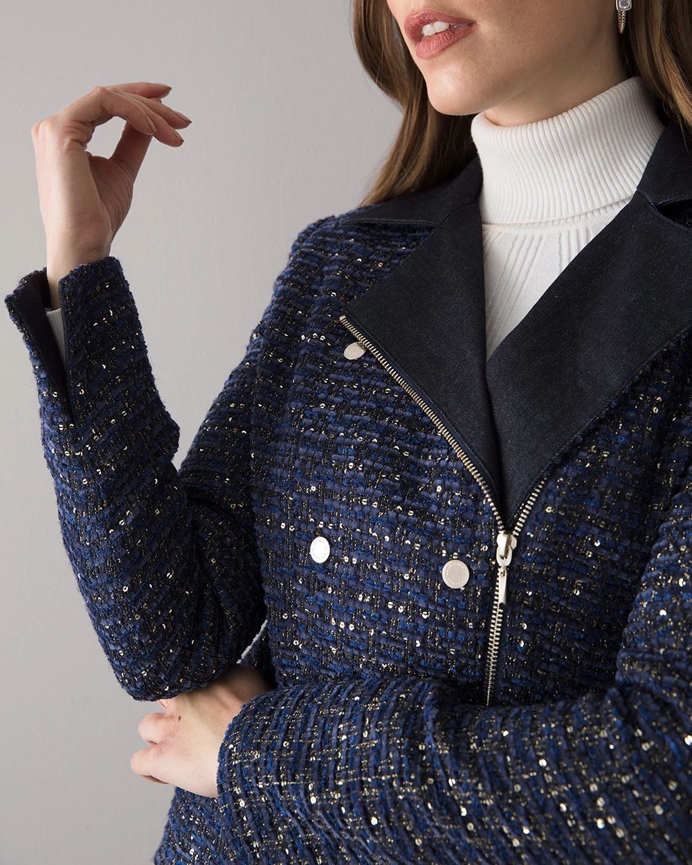 Tweed Moto Jacket | White House Black Market