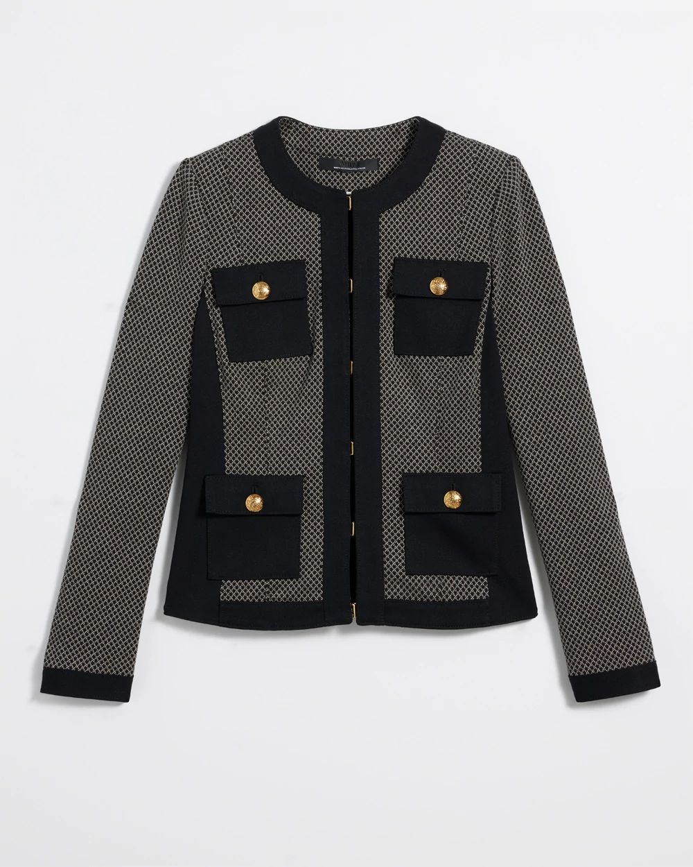 Petite WHBM® Jacquard Knit Stylist Jacket