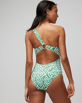 Printed One-Piece Swimsuit