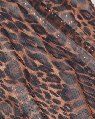 Oblong Leopard Scarf