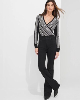 Outlet WHBM High Rise Skinny Flare Jeans