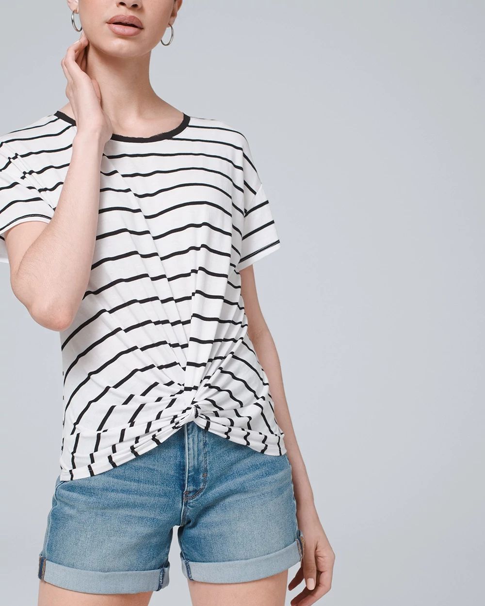 Twist Front Tee