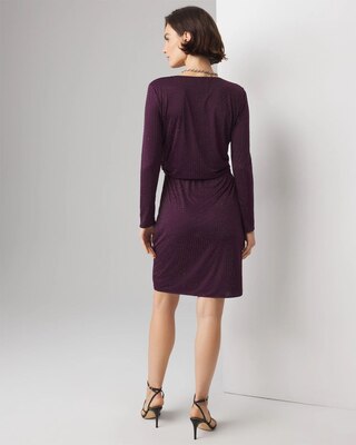 Embellished Cowl Neck Dress click to view larger image.