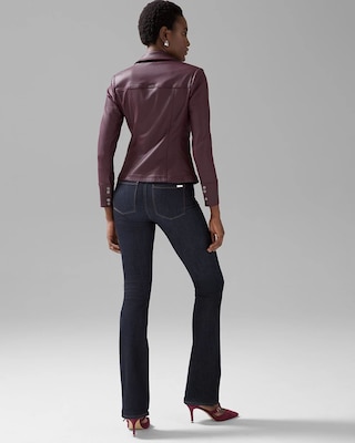 Coated Denim Shacket