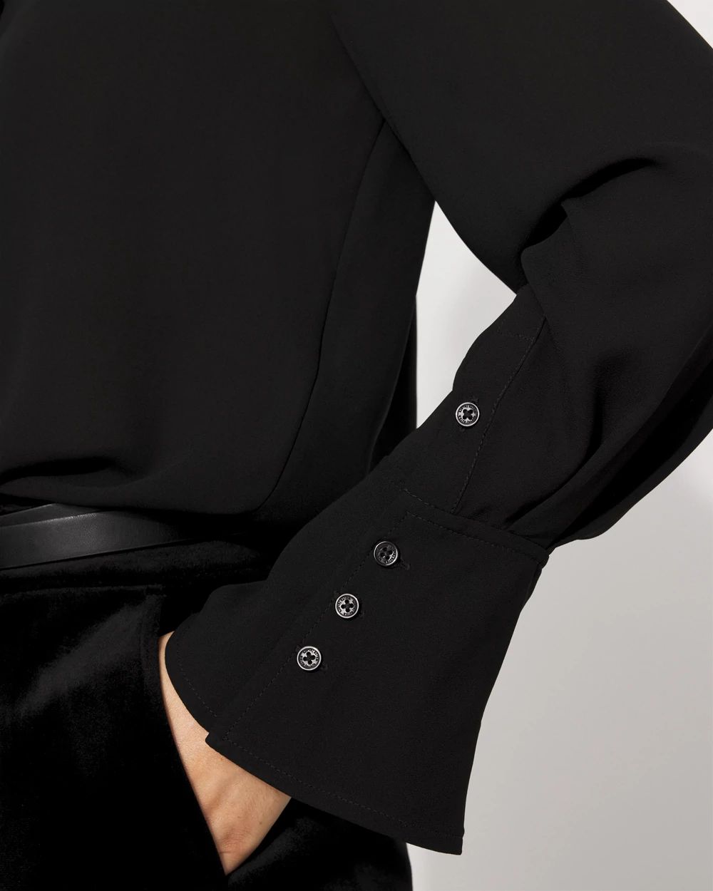 Long-Sleeve Drawcord Shirt