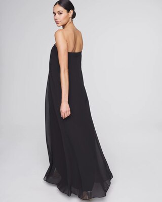 Petite Strapless Drape Gown click to view larger image.
