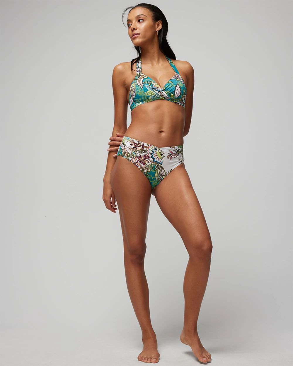 High-Waist Wrap Bikini Bottom